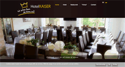 Desktop Screenshot of hotel-kaiser.com